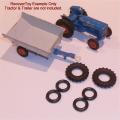 Matchbox KingSize K-11 Tractor & Whitlock Trailer Tires 6 Tyres Pack #122