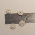Dinky Toys Tires Motor Cycles White Solid Rubber Wheel Tyre Pack #127