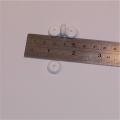 Tootsie Toys 14mm Rubber Wheel 4mm Wide White 4 Tyres Pack #129