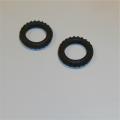 Britains Models Black Hollow Tractor 40mm Rear Tyres Pack #135