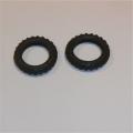 Britains Models Black Hollow Tractor 40mm Rear Tyres Pack #135