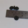 Tootsie Toys 14mm Rubber Wheel 3mm Wide Black 4 Tyre Pack #148