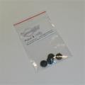 Tootsie Toys 14mm Rubber Wheel 3mm Wide Black 4 Tyre Pack #148