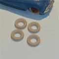 Dinky Toys Cream Smooth Tires set of 4 15mm Sedan Tyres Pack #153