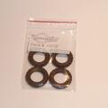 Matchbox Kingsize K 25 b Digger & Plough Tractor Tires 4 Tyres Pack #159