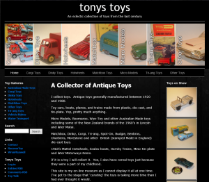 Tonys Toys - A Collection of Toys from the 20th Century