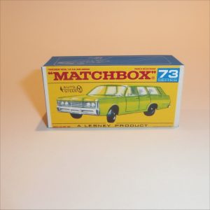 Matchbox Lesney 73c Mercury Commuter Station Wagon F Style Box